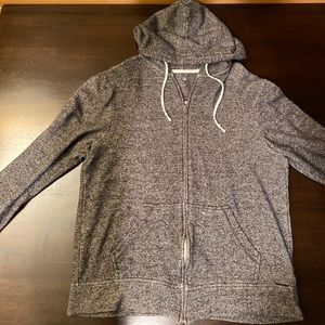 Heathered Gray ZIP Up Hoodie